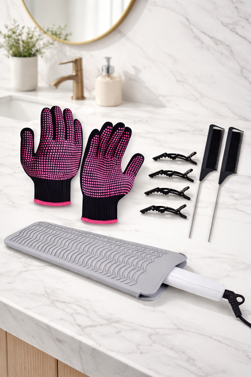 Kit Complet de Lissage Sécurisé – Accessoires Professionnels